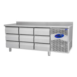  CSA CS-TEZ 3D-700 Tezgah Tipi Derin Dondurucu, 9 Çekmeceli, 474 L